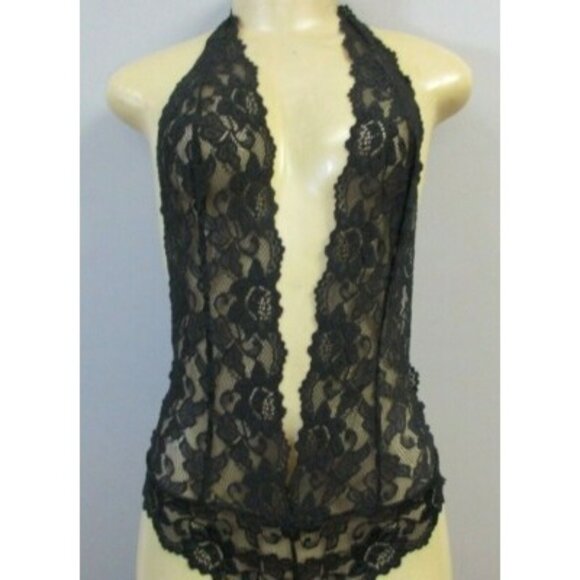 Adore Me Women's Kaye One Piece Teddy Black Size Medium New !!! - Picture 1 of 2